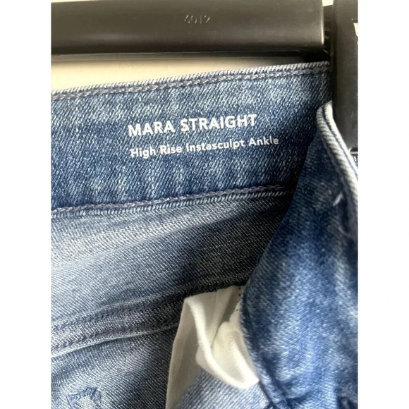 DL1961 Mara Straight High Rise Instasculpt Ankle Medium Wash Size 18W NWT - Picture 8 of 12